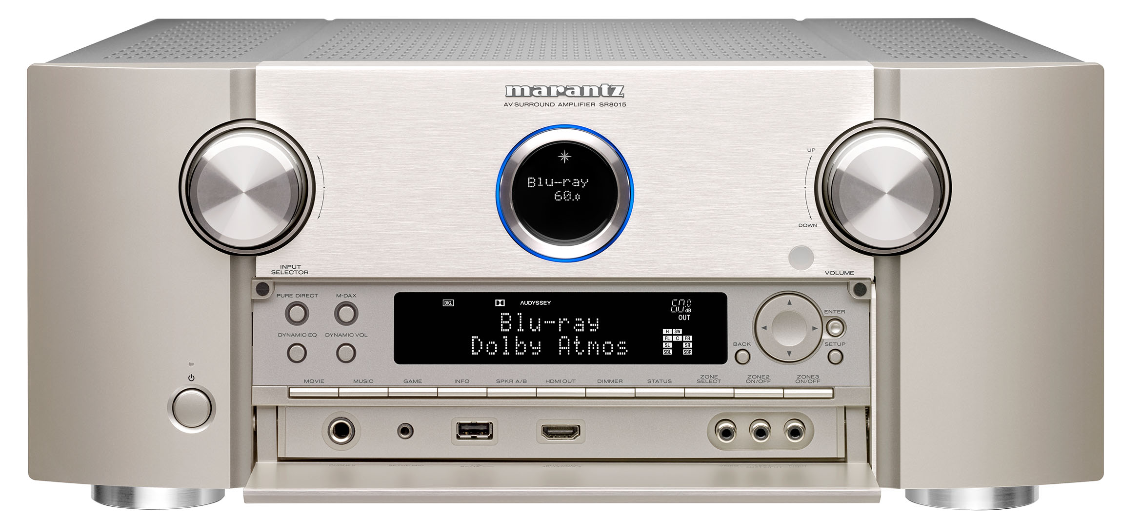 Marantz SR 8015 AV Receiver silber