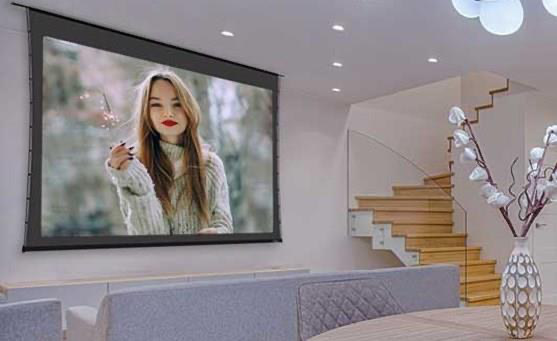 Grobi.TV - Stewart Cima Motorleinwand 21:9 Format Above Ceiling mit Neve Tuch