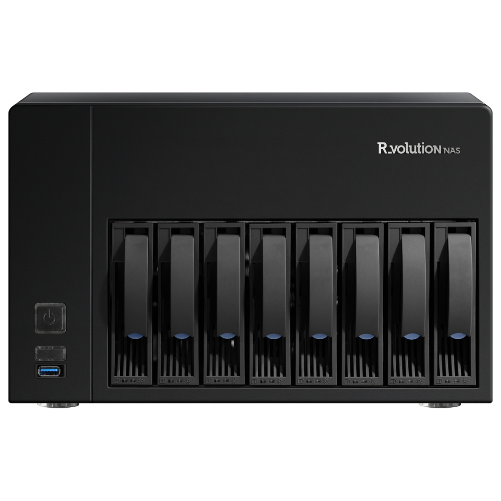 Rvolution NAS Storage | Leistungsstarkes 8-Bay-NAS