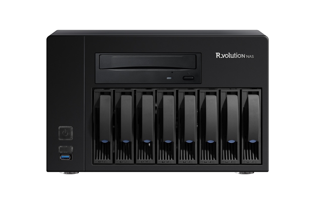 Rvolution NAS | Leistungsstarkes 8-Bay-NAS