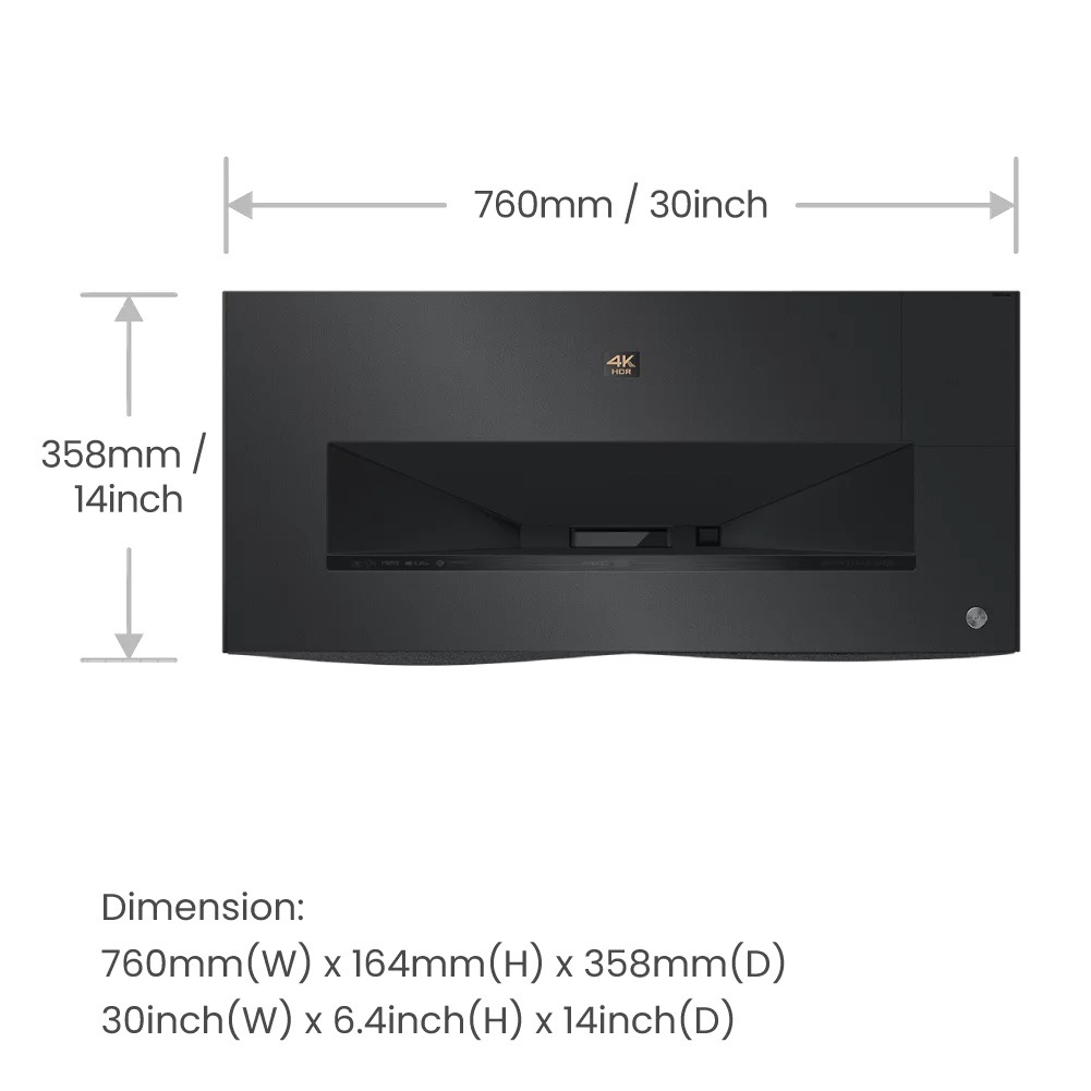 BenQ V5010i | 4K 3D RGB Laser TV inkl. 2 3D-Brillen