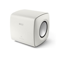 GrobiTV - KEF KC62 Subwoofer weiß Frontansicht rechts