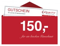 GROBI TV Geschenkgutschein 150