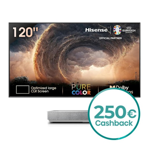 Hisense Laser TV 120L5HA inkl. 120" CLR Leinwand